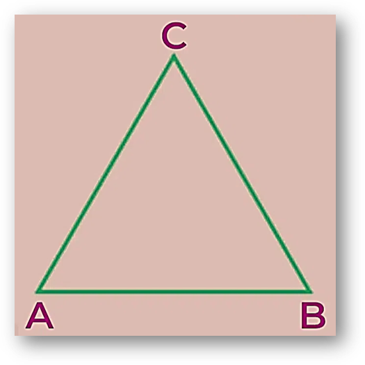  In triangle ABC, use the protractor and measure ∠CAB