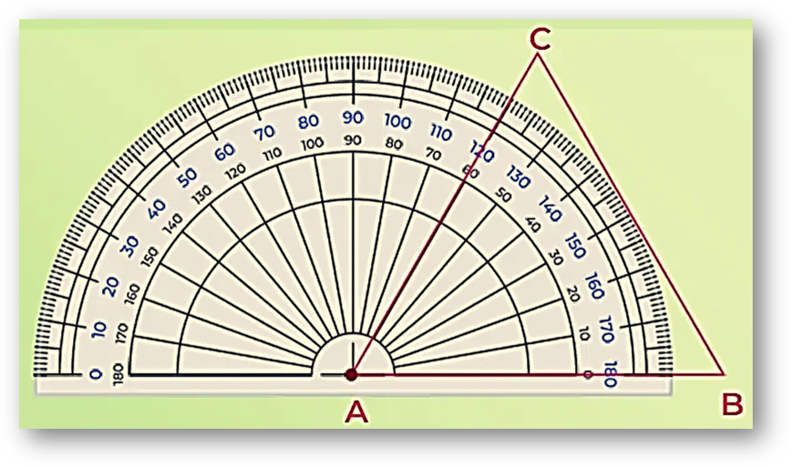 measure of the angle ∠CAB