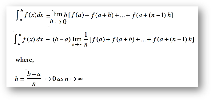 Definite integral expansion