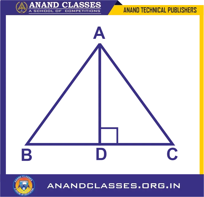 From the following diagram, In triangle ABC, AB = AC = 15 cm and BC = 18 cm, find cos ∠ABC.