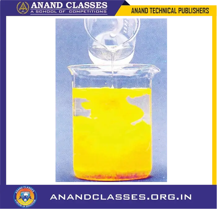 Characteristics of Chemical Reactions with Laboratory Examples β Class 10 Chemistry-ANAND CLASSES Precipitation is the formation of an insoluble product. When colourless solutions of lead nitrate and potassium iodide are mixed, then a yellow precipitate of lead iodide is formed.