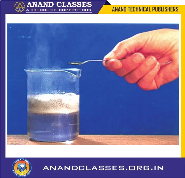 Characteristics of Chemical Reactions with Laboratory Examples β Class 10 Chemistry-ANAND CLASSES When magnesium reacts with a dilute acid, then hydrogen gas is evolved